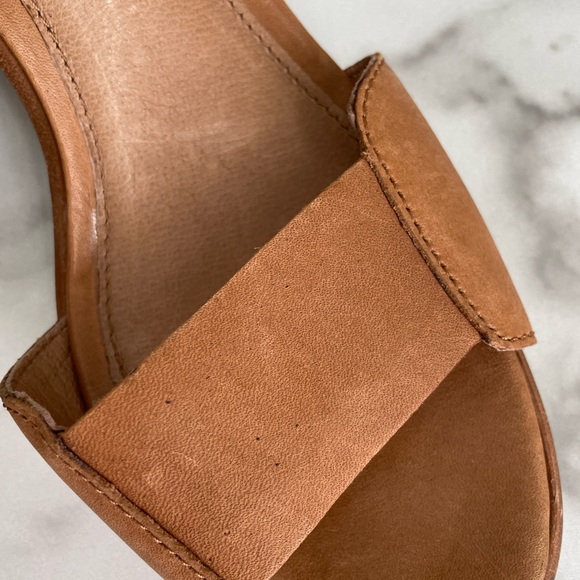 SOREL Nadia Block Heel Sandals Camel Size 9.5 - Picture 5 of 10